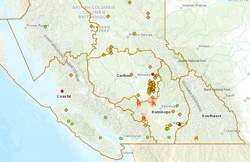 wildfires, bc
