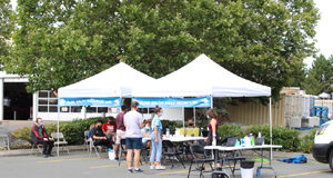 Vaxxed in Langford on hot smoky weekend vax van, island health