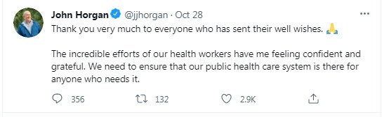 john horgan, health care