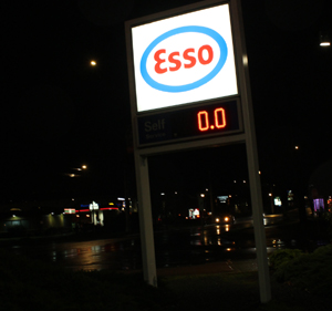ESSO, gas station, langford