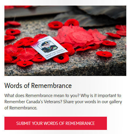 remembrance day, share words