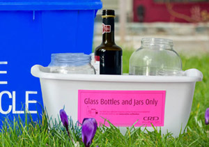 recycling, glass, bluebox, crd