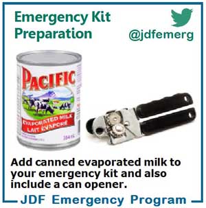 jdf emerg, canned milk