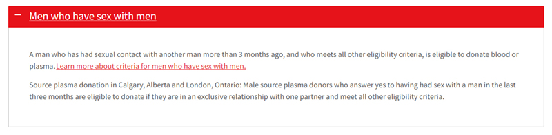 blood donor, men