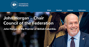 Canada Health Transfer top of mind for Premier Horgan into 2022 horgan, chair, cof
