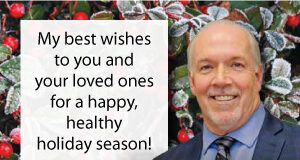 Premier John Horgan’s statement on Christmas 2021 john horgan, xmas