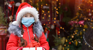 The gift of health this Omicron Christmas mask, gift, christmas