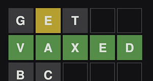 Premier uses Wordle to promote COVID vaccination get vaccinated, wordle, bc