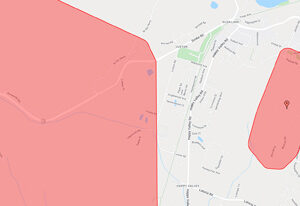 power outage, map