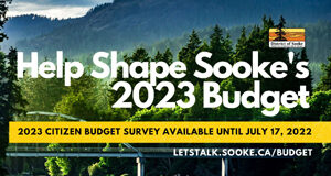 Sooke residents asked for input on Budget 2023 district of sooke