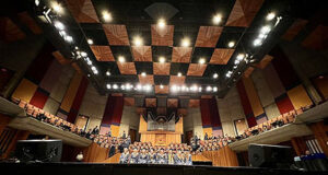 SD62 graduates crossing the stage graduation, emcs, 2022