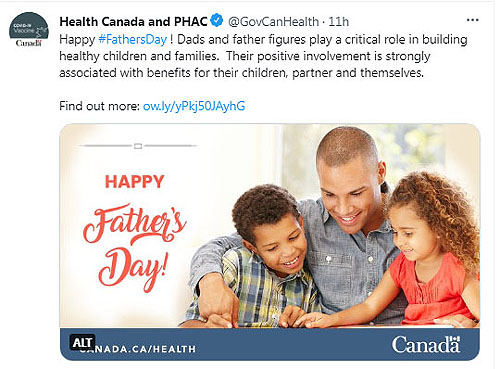 health canada, fathers day