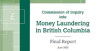 money laundering, report