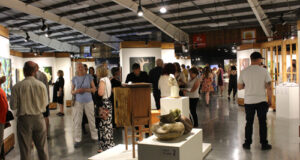 Sooke Fine Art show exhibit assembly takes 3 weeks artists, gallery, sfas, people