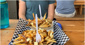 Tourist in your own home town restaurants, poutine