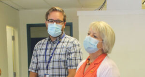 Wearing masks during Fall 2022 COVID season dr bonnie henry, dr benusic, masks
