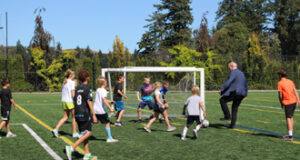 Premier Horgan on voting for school trustees horgan, soccer, kids