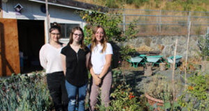 Food garden at Belmont Secondary for learning and growing belmont students, garden