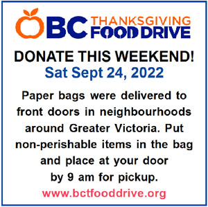 BC Thanksgiving Food Drive – Sat Sept 24, 2022