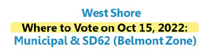 voting, locations, west shore, oct 15