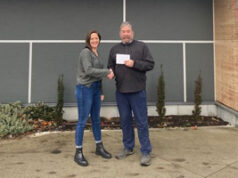 SEAPARC recognizes Mike Hicks for 14 years service mike hicks, melanie alsdorf, seaparc