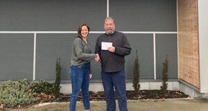 SEAPARC recognizes Mike Hicks for 14 years service mike hicks, melanie alsdorf, seaparc