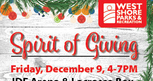 Spirit of Giving: event Dec 9 at JDF Arena west shore parks and rec