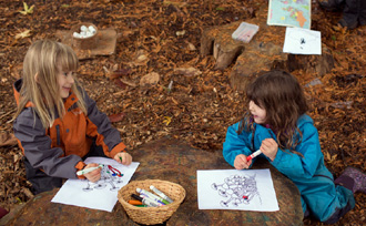 children, kindergarten, outdoors