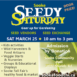 Sooke Seedy Saturday – March 25, 2023 