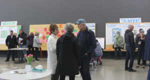 Colwood town hall: big ideas, engaged crowd colwood, event, feb 2023