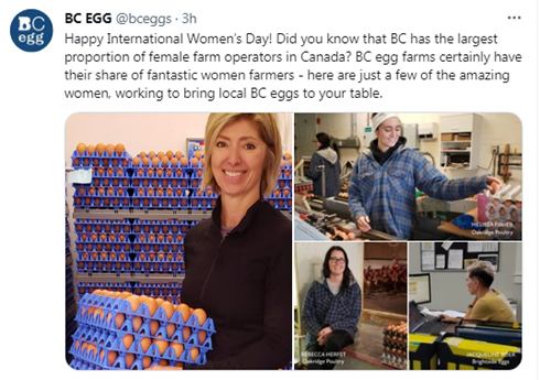 bc egg, women
