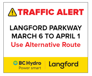 TRAFFIC ADVISORY – Langford Parkway – March 2023