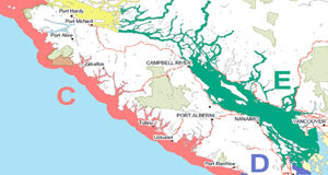 Learning about the CRD Tsunami Information Portal during Tsunami Awareness Week tsunami, zones, vancouver island