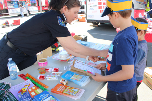 kids, stamps, west shore, info fair