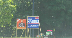 By-election signage going up around Langford-Juan de Fuca by-election, signage, langford, 2023
