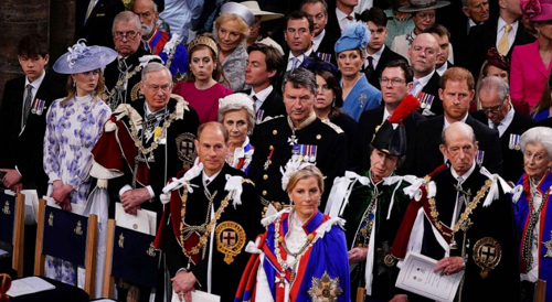 family section, coronation, prince harry