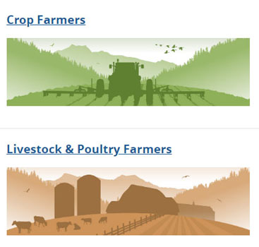 crop farmers, livestock, poultry