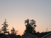Smoky Saturday skies on south Vancouver Island smoky skies, colwood, west shore, aug 27, 2023