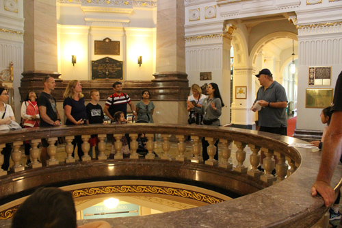 guided tour, bc parliament buildings, second floor