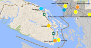 Smoky Sunday skies in the west shore west shore, air quality, map