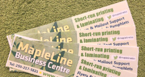 Shop Canadian: Local printing services by MapleLine Business Centre mapleline business centre, bookmarks, printing