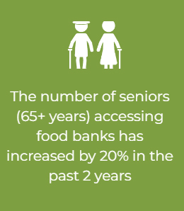 seniors, food banks