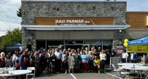 Parmar hosts Langford-Juan de Fuca constituency office opening parmar, office opening, constituency