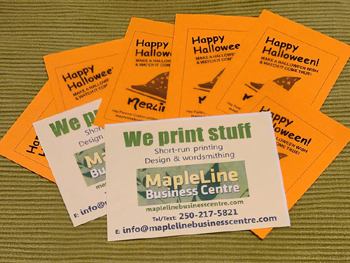 printing, halloween, west shore, mapleline