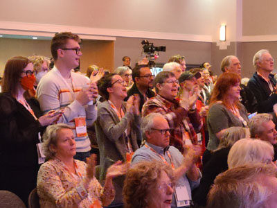 crowd, bc ndp, convention