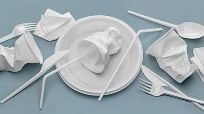 single use plastic, cutlery, plate, cup