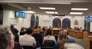 Langford pre-meeting chit-chat greases community wheels langford, council meeting