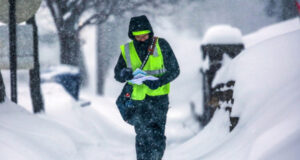 Canada Post suspends delivery on Vancouver Island due to snow delivering mail, canada post, snow