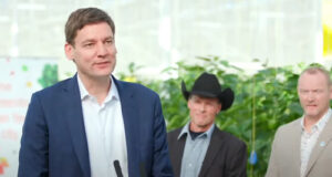 Drought response: water infrastructure support for BC farmers bc premier, david eby