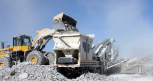 Crushing rock in Sooke to stay on construction schedule crushing gravel